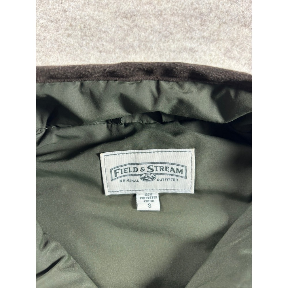 Field & Stream Women Green Quilted Vest Full Zip Pockets Size S Outdoor Layer - Picture 5 of 5